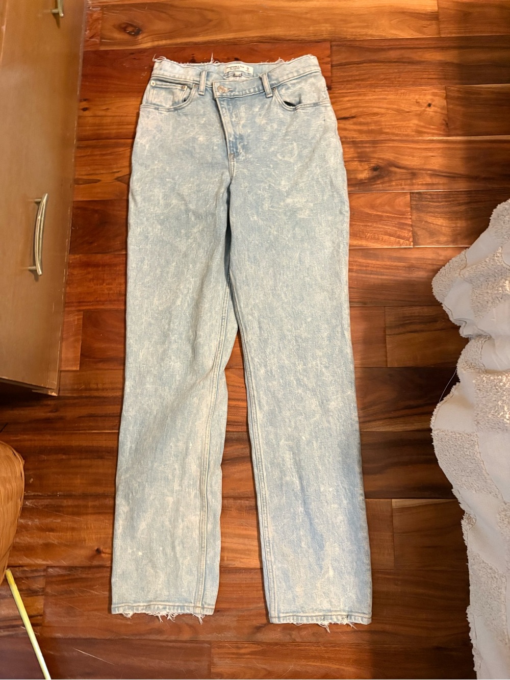 Abercrombie Curve Love 90s Straight Jeans 29 8 Long Ultra High Rise (705)